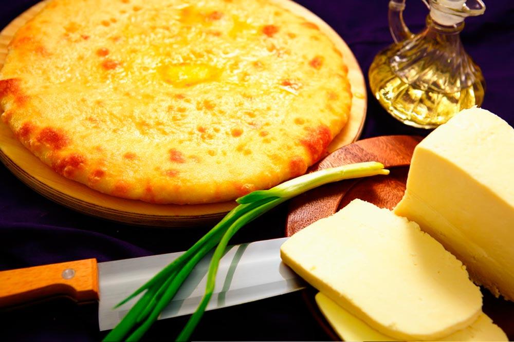 Пирог с осетинским сыром "Уалибах"